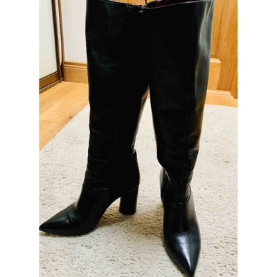 Pre-owned Kurt Geiger Black Leather Boots