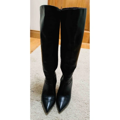 Pre-owned Kurt Geiger Black Leather Boots