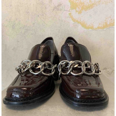 Pre-owned Hope Brown Patent Leather Heels