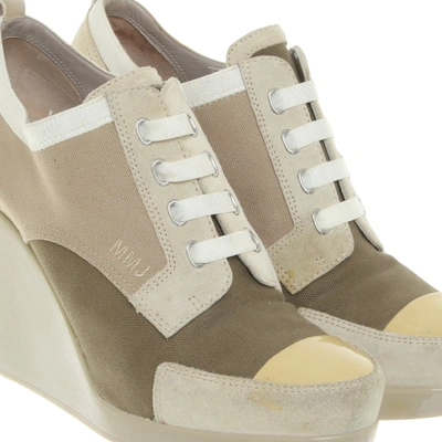 Pre-owned Marc By Marc Jacobs Cloth Trainers In Beige