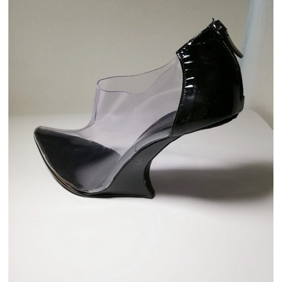 Pre-owned Francesco Scognamiglio Black Patent Leather Heels