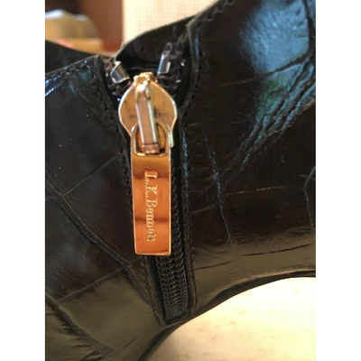 Pre-owned Lk Bennett Leather Heels In Black