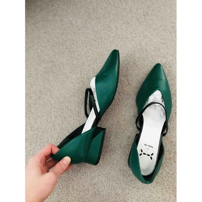 Pre-owned Yuul Yie Green Leather Heels