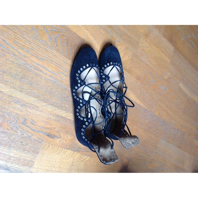 Pre-owned Isabel Marant Leather Ballet Flats In Black