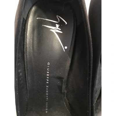 Pre-owned Giuseppe Zanotti Leather Heels In Black