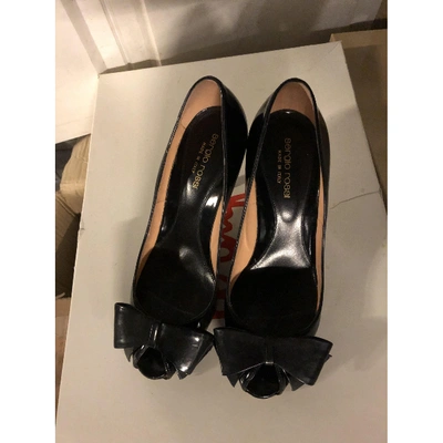 Pre-owned Sergio Rossi Patent Leather Heels In Black