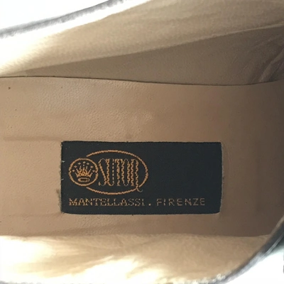Pre-owned Sutor Mantellassi Leather Heels In Brown