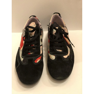 Pre-owned Emilio Pucci Trainers In Black