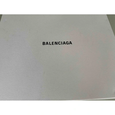 Pre-owned Balenciaga Triple S Multicolour Leather Trainers
