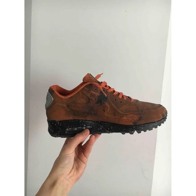 Pre-owned Nike Air Max 90 Orange Trainers