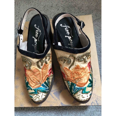 Pre-owned Free People Multicolour Glitter Mules & Clogs