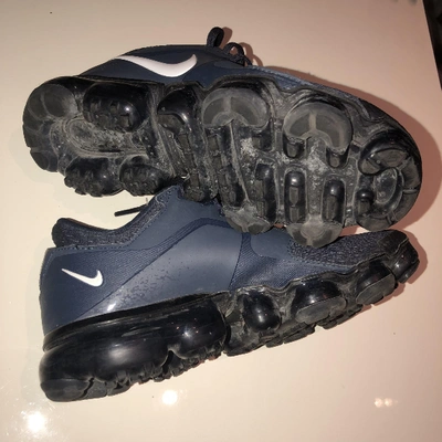 Pre-owned Nike Air Vapormax Blue Cloth Trainers