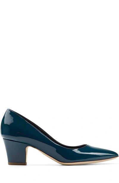 Rupert Sanderson Patent Leather Kitten Heel Pumps