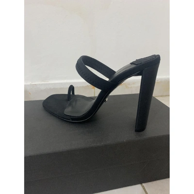 Pre-owned Tony Bianco Cloth Heels In Black