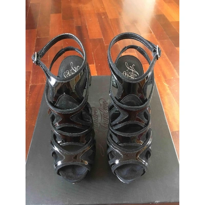 Pre-owned Alejandro Ingelmo Sandals In Black