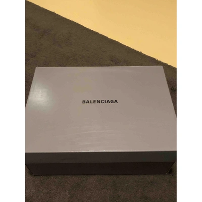 Pre-owned Balenciaga Track Multicolour Leather Trainers