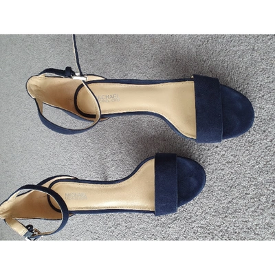 Pre-owned Michael Kors Sandals In Blue