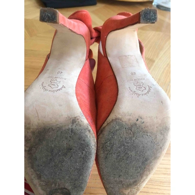 Pre-owned Carven Heels In Orange
