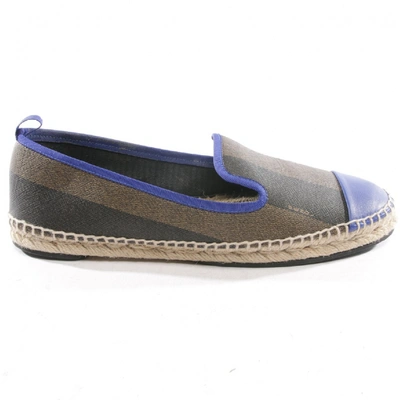 Pre-owned Fendi Brown Cloth Espadrilles