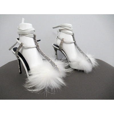Pre-owned Vionnet White Leather Sandals