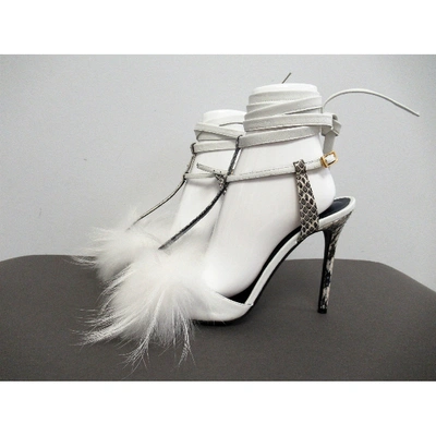 Pre-owned Vionnet White Leather Sandals