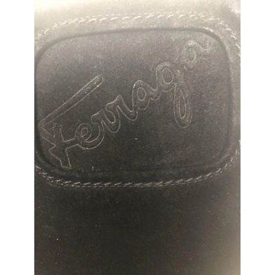 Pre-owned Ferragamo Boots In Black