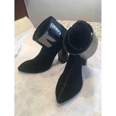 Pre-owned Esteban Cortazar Ankle Boots In Black