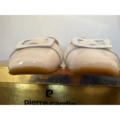 Pre-owned Pierre Cardin Leather Ballet Flats In White