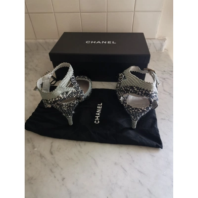 Pre-owned Chanel Leather Sandals