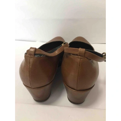 Pre-owned Marc Jacobs Leather Heels In Brown