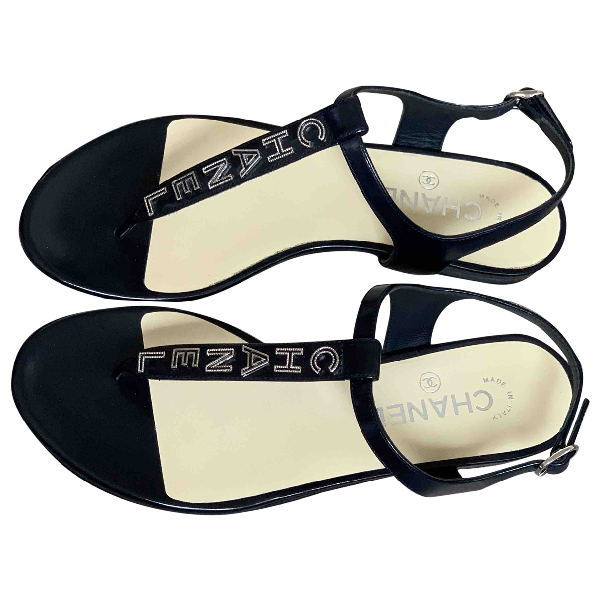 navy patent leather sandals