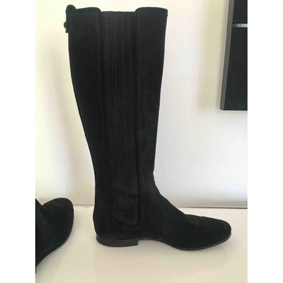 Pre-owned Balenciaga Riding Boots In Black