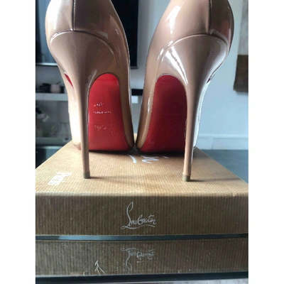 Pre-owned Christian Louboutin Patent Leather Heels