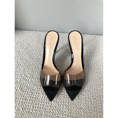 Pre-owned Gianvito Rossi Alise Black Sandals
