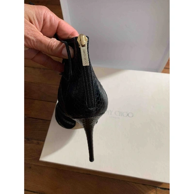 Pre-owned Jimmy Choo Sandals In Black