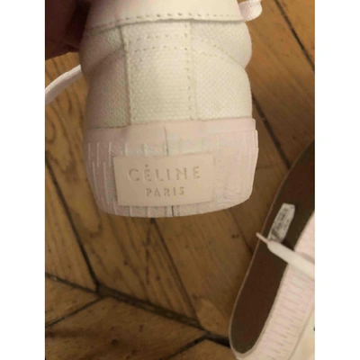 Pre-owned Celine White Cloth Trainers