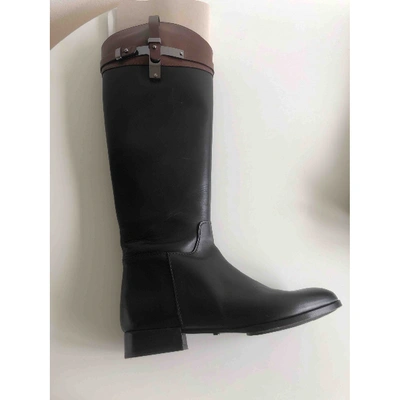 Pre-owned Luis Onofre Leather Riding Boots In Other