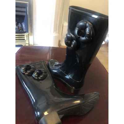 Pre-owned Chanel Black Boots