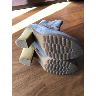 PRADA Pre-owned Boots In Grey