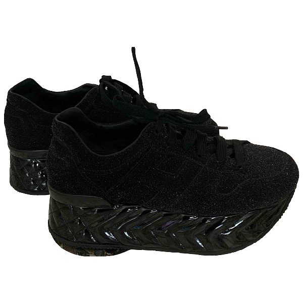 black sparkly trainers womens