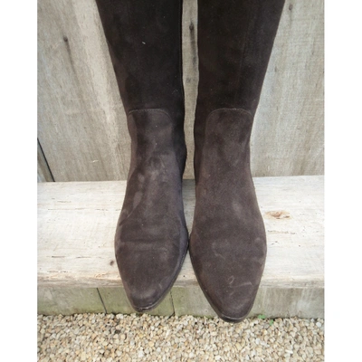 Pre-owned Fratelli Rossetti Boots In Brown