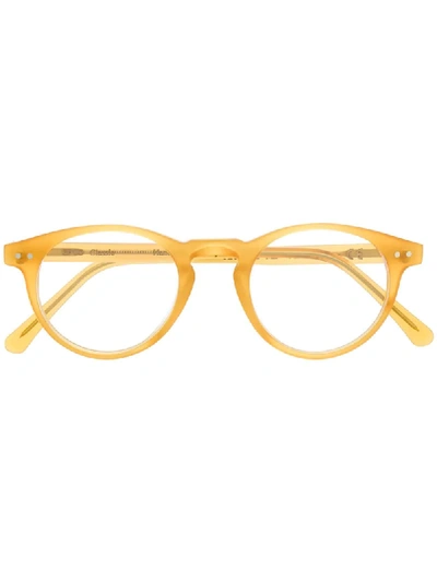 Shop Epos Plutone Glasses In Yellow