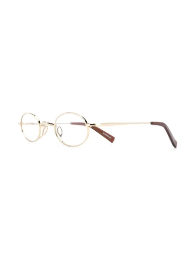 Shop Epos Nestore Glasses In Gold