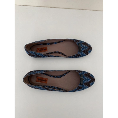 Pre-owned Missoni Cloth Ballet Flats In Multicolour