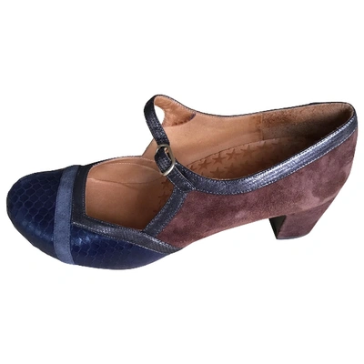 Pre-owned Chie Mihara Blue Leather Heels