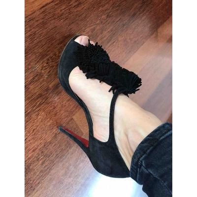 Pre-owned Christian Louboutin Heels In Black