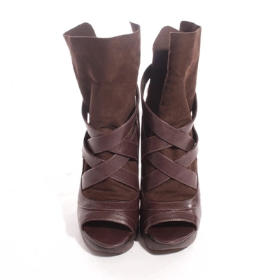 Pre-owned Camilla Skovgaard Brown Leather Heels
