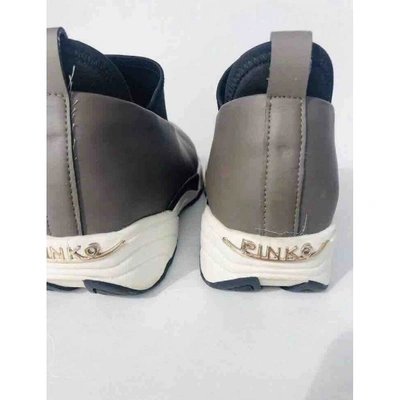 Pre-owned Pinko Grey Trainers