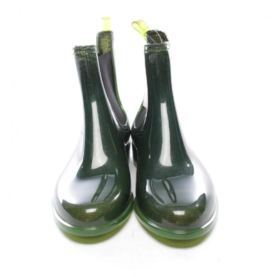 Pre-owned Unützer Green Ankle Boots