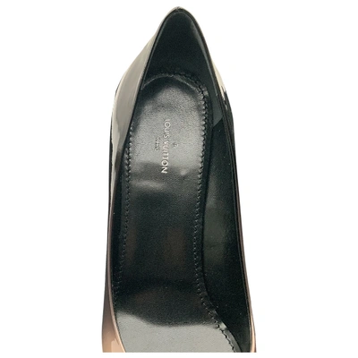 Pre-owned Louis Vuitton Navy Patent Leather Heels